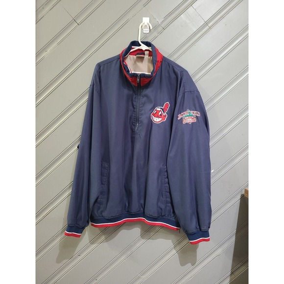 (1994-08) Vintage Cleveland  Indians Cheif Wahoo Jacobs Field Jacket (XL) - Picture 1 of 9